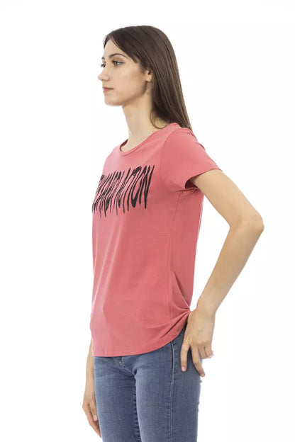 Trussardi Action Top Donna Cotone Rosa