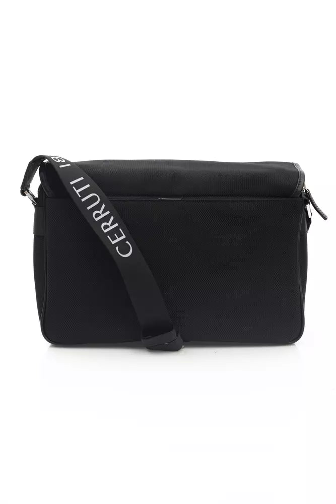 Cerruti 1881 Borsa a tracolla da uomo in nylon nero