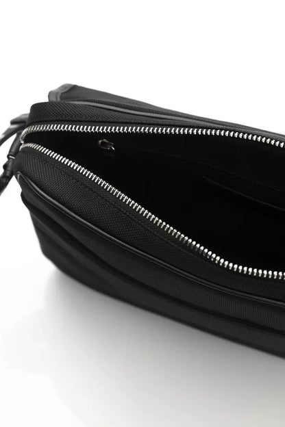 Cerruti 1881 Borsa a tracolla da uomo in nylon nero