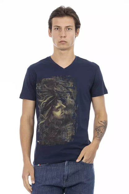 Trussardi Action T-Shirt Uomo Cotone Blu