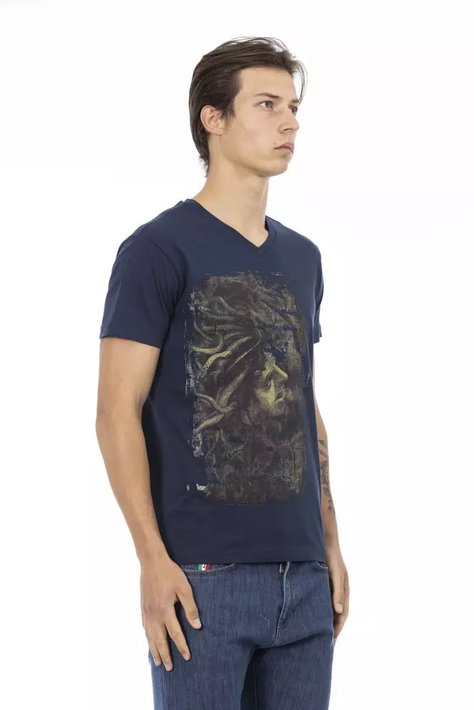 Trussardi Action T-Shirt Uomo Cotone Blu