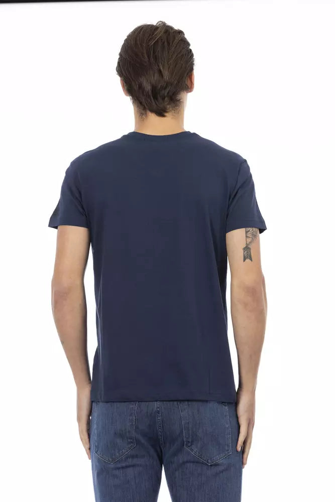 Trussardi Action T-Shirt Uomo Cotone Blu