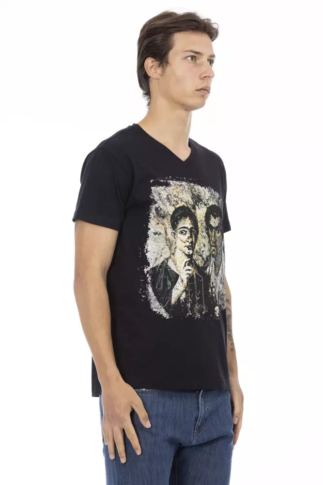 Trussardi Action T-shirt Uomo Cotone Nero