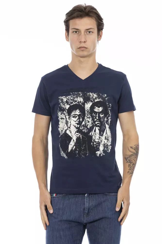 Trussardi Action T-Shirt Uomo Cotone Blu