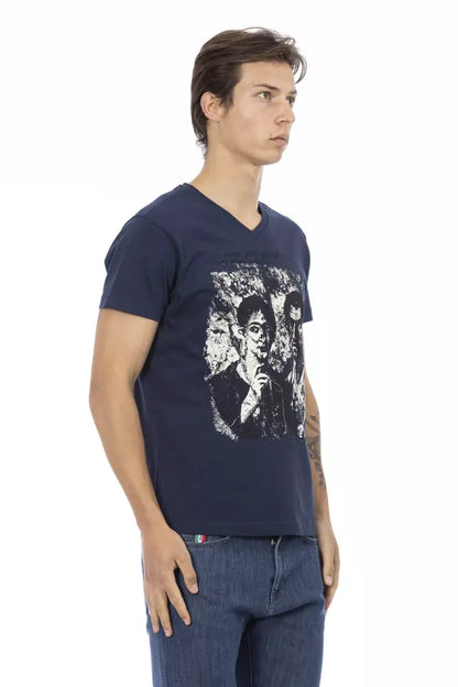 Trussardi Action T-Shirt Uomo Cotone Blu