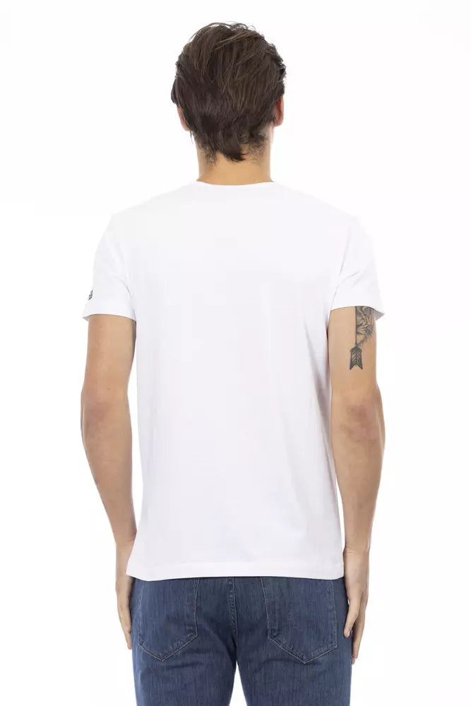 Trussardi Action T-shirt Uomo Cotone Bianco