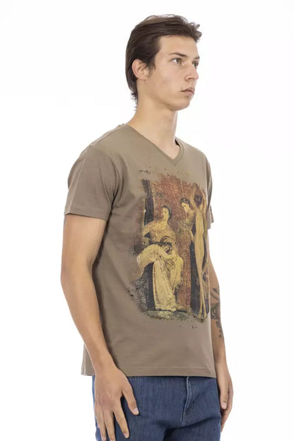 Trussardi Action T-shirt Uomo Cotone Marrone