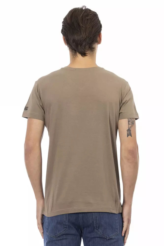 Trussardi Action T-shirt Uomo Cotone Marrone