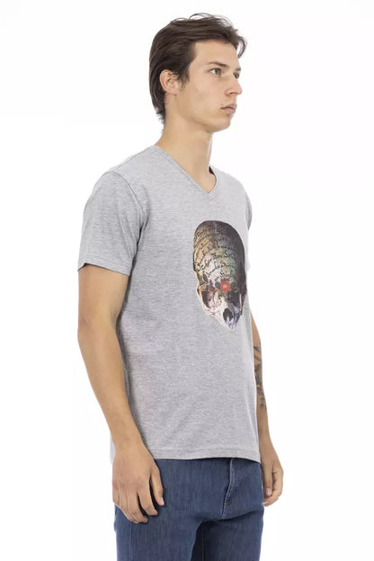 Trussardi Action T-Shirt Uomo Cotone Grigio