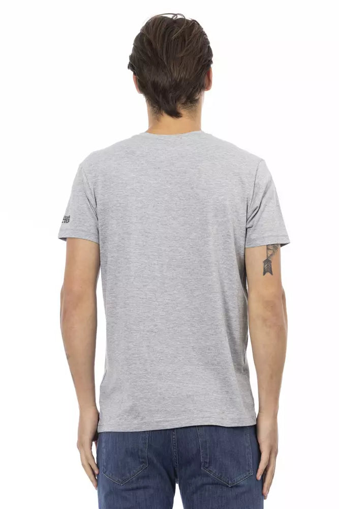 Trussardi Action T-Shirt Uomo Cotone Grigio