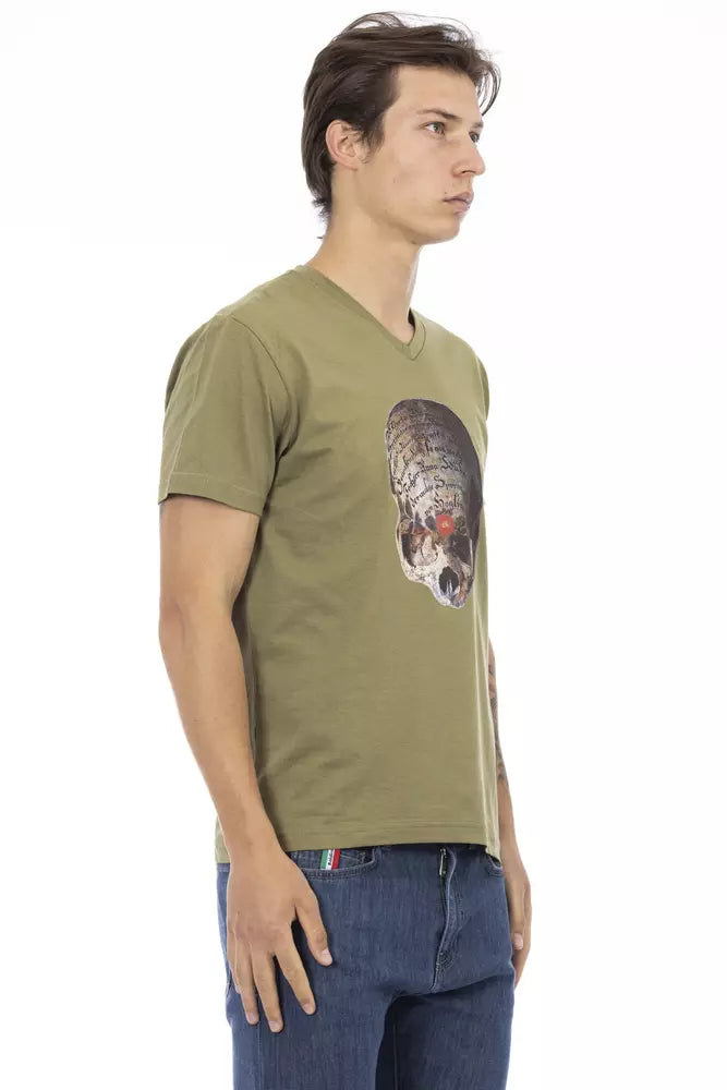 Trussardi Action T-Shirt Uomo Cotone Verde