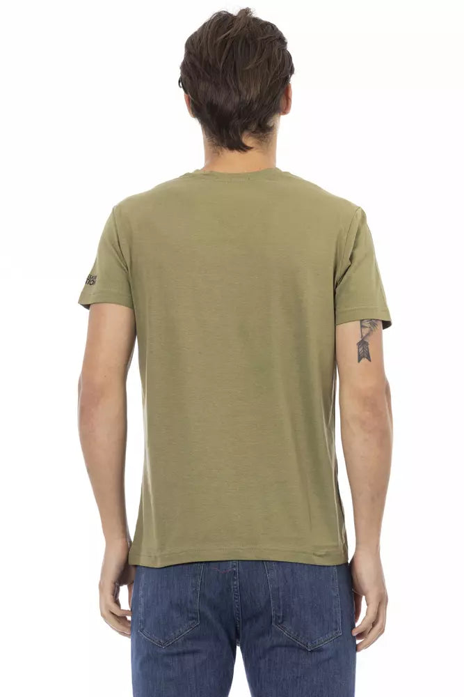 Trussardi Action T-Shirt Uomo Cotone Verde