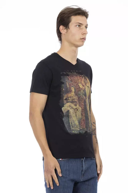 Trussardi Action T-shirt Uomo Cotone Nero