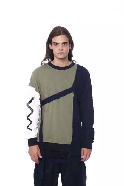 Maglione da uomo in cotone militare Nicolo Tonetto