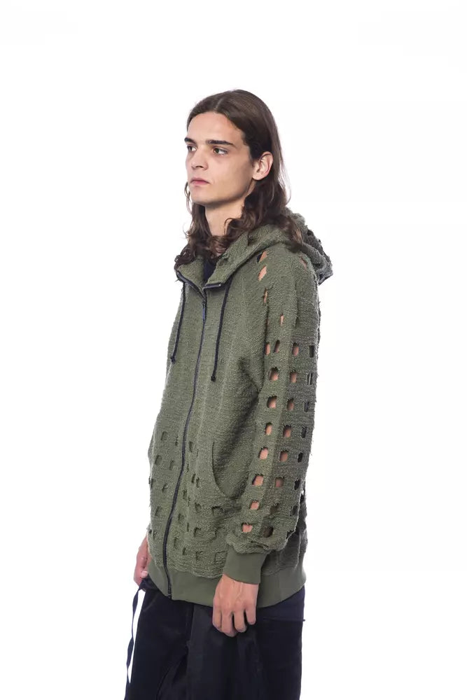 Maglione da uomo in cotone militare Nicolo Tonetto