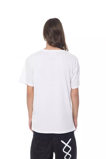 T-shirt da uomo in cotone bianco Nicolo Tonetto