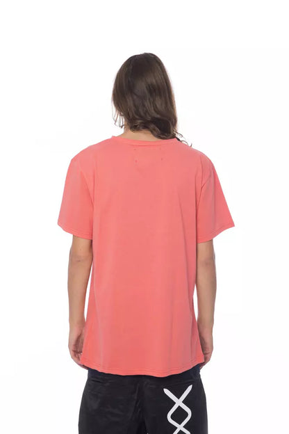 T-shirt da uomo in cotone rosa Nicolo Tonetto