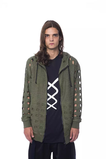 Maglione da uomo in cotone militare Nicolo Tonetto