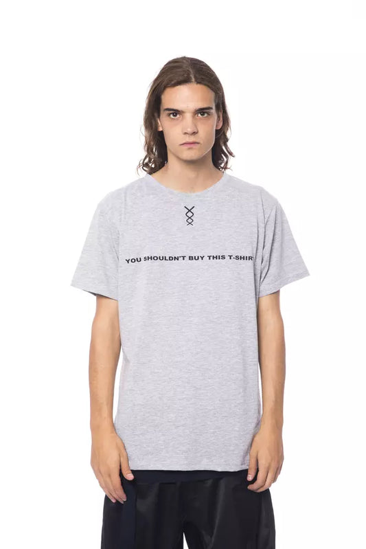 T-shirt uomo cotone grigio Nicolo Tonetto