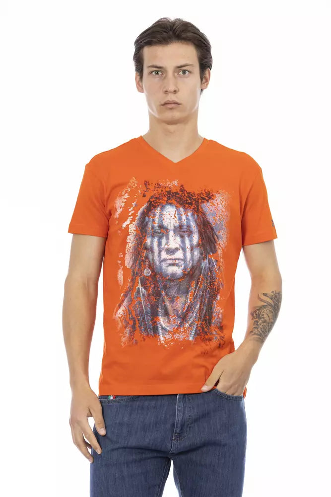 Trussardi Action T-shirt Uomo Cotone Arancione