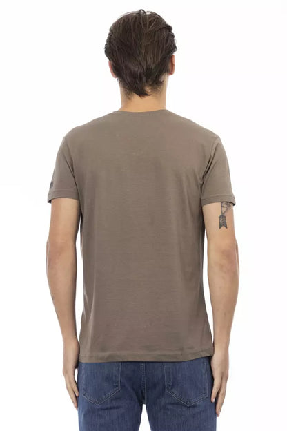 Trussardi Action T-shirt Uomo Cotone Marrone