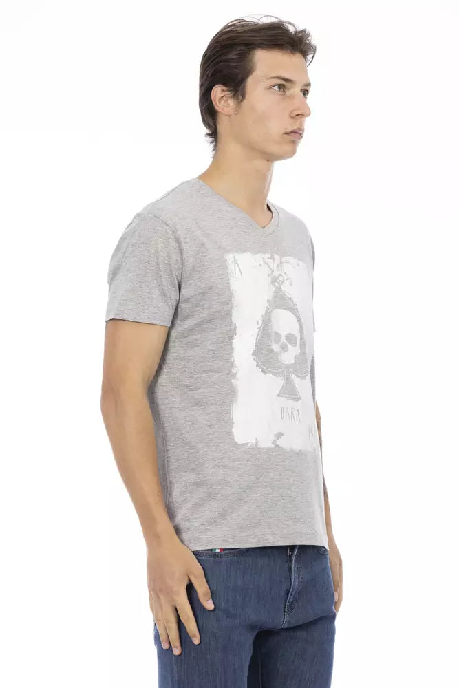 Trussardi Action T-Shirt Uomo Cotone Grigio