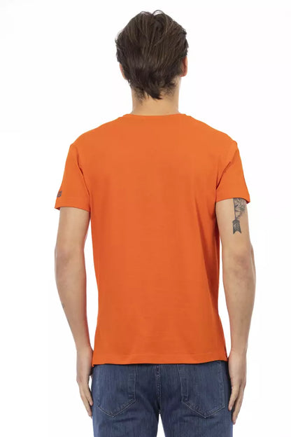 Trussardi Action T-shirt Uomo Cotone Arancione