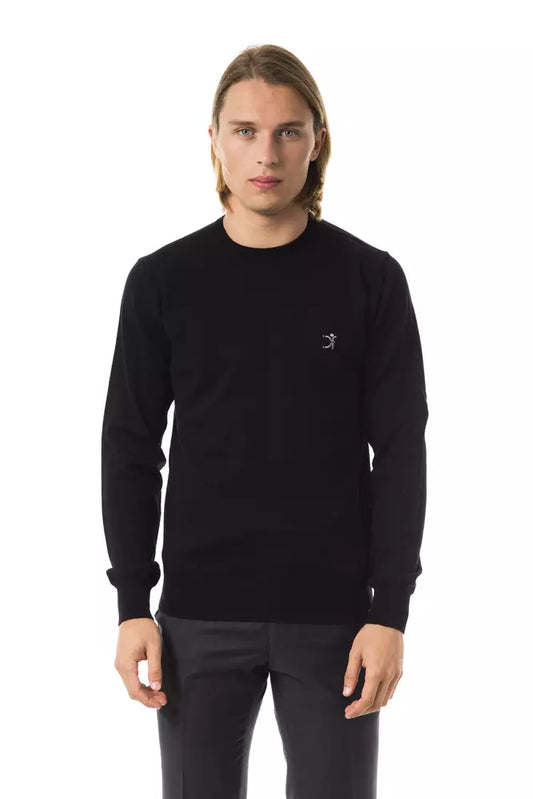 Uominitaliani Maglione Uomo Merino Nero