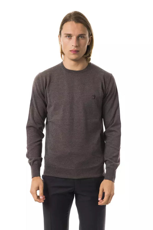 Maglione Uomo Merino Grigio Uominitaliani