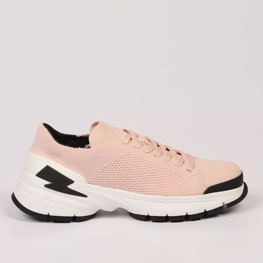 Neil Barrett Sneaker da uomo in tessuto rosa