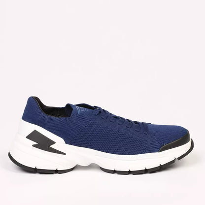 Neil Barrett Sneaker da uomo in tessuto blu