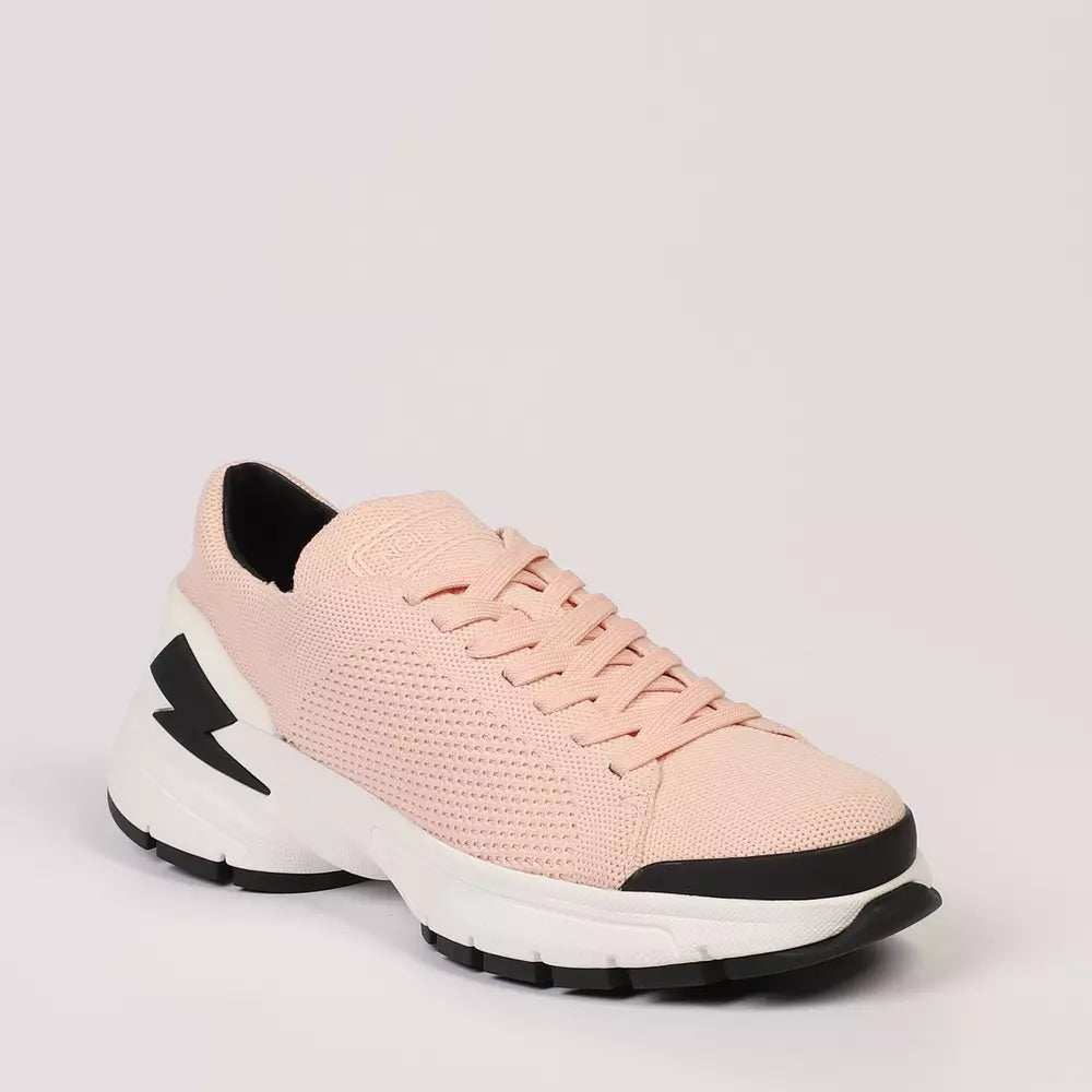 Neil Barrett Sneaker da uomo in tessuto rosa