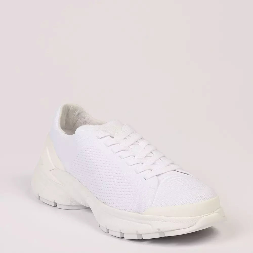 Neil Barrett Sneaker Uomo Tessuto Bianco