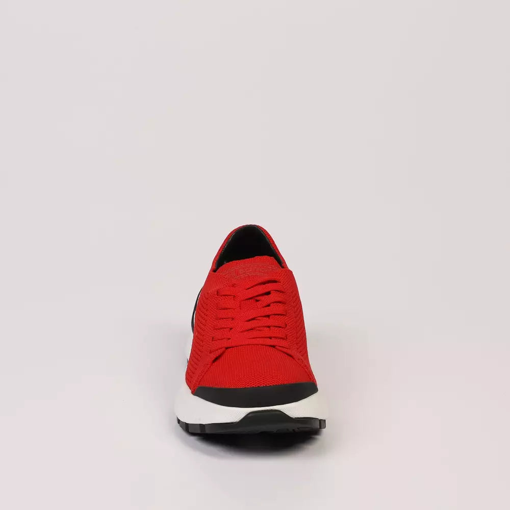 Neil Barrett Sneaker da uomo in tessuto rosso