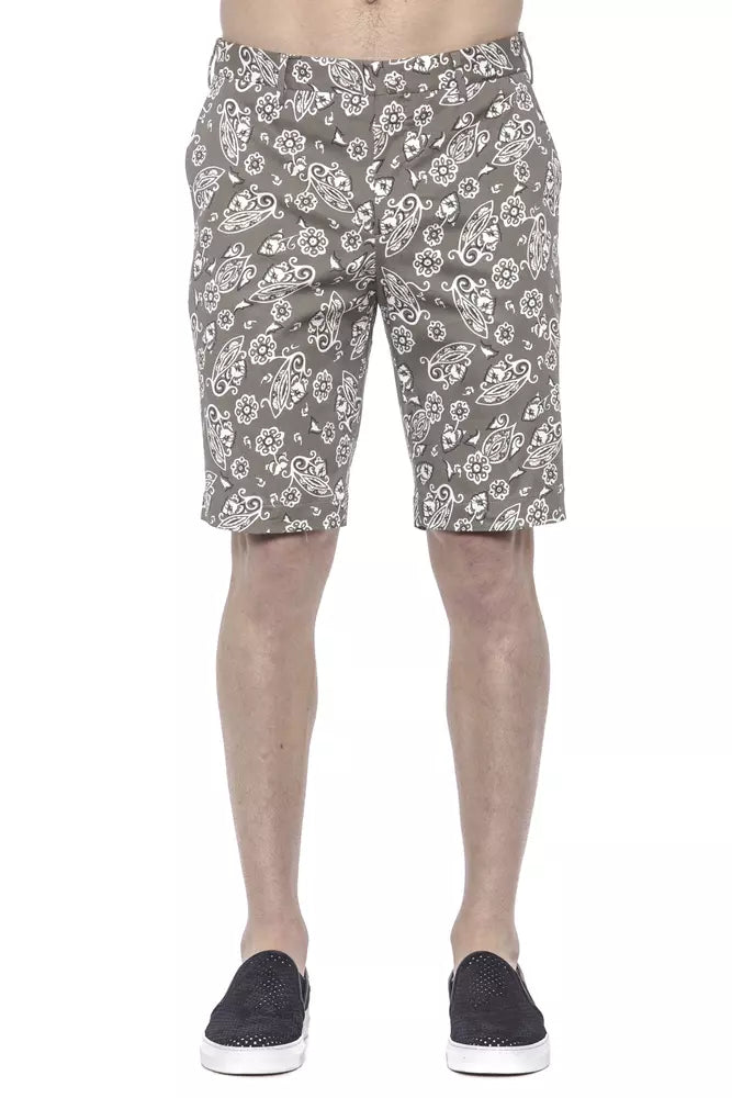 Bermuda Short Uomo Cotone Verde PT Torino