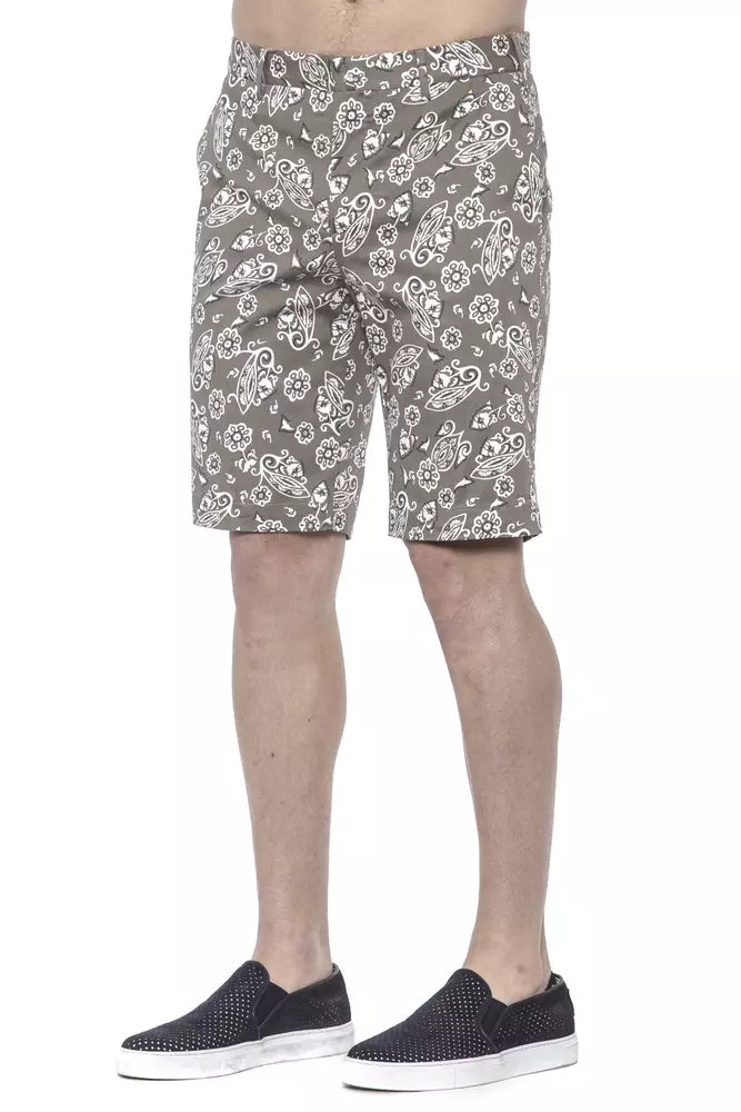 Bermuda Short Uomo Cotone Verde PT Torino