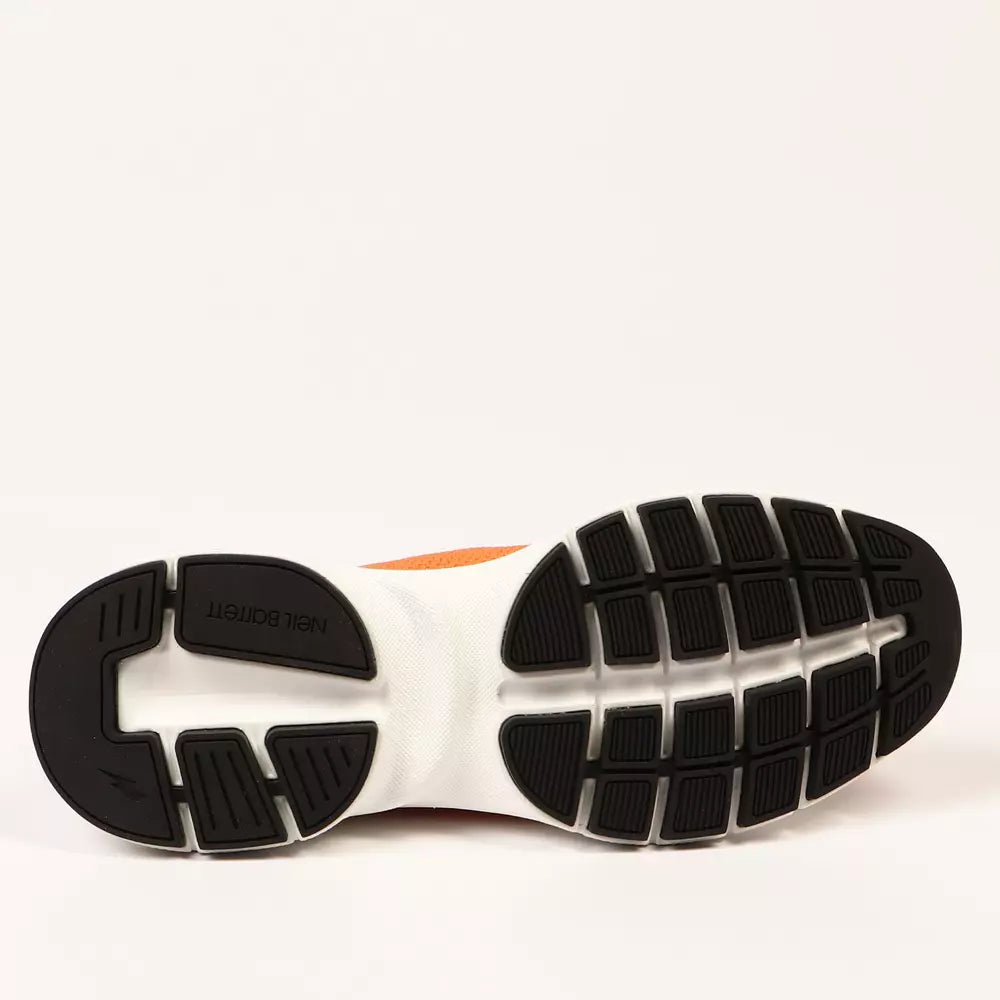 Neil Barrett Sneaker Uomo Tessuto Arancione