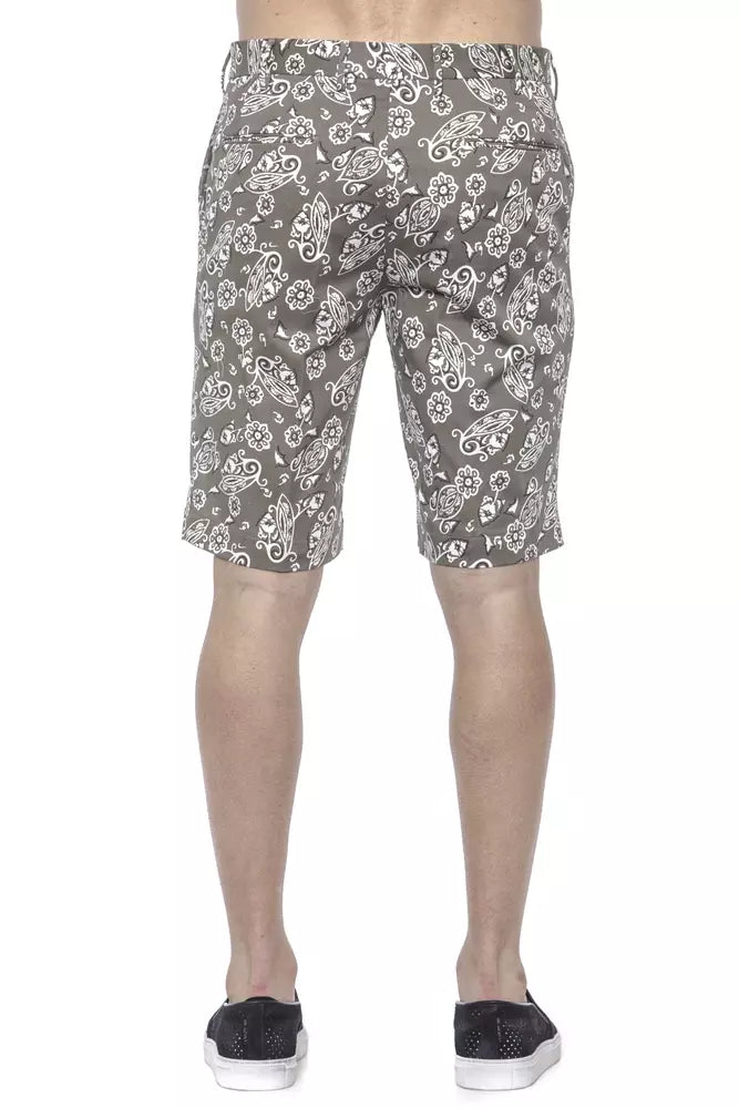 Bermuda Short Uomo Cotone Verde PT Torino