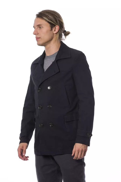 Blazer da uomo in cotone blu Verri