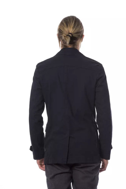 Blazer da uomo in cotone blu Verri