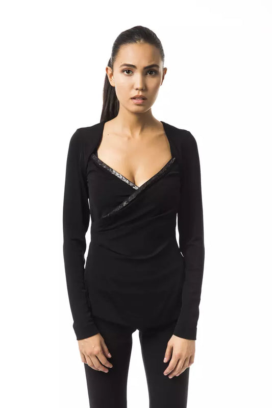 BYBLOS Top Donna Viscosa Nero