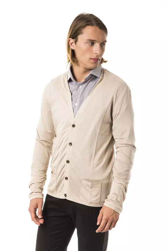 BYBLOS Cardigan Uomo Beige Viscosa