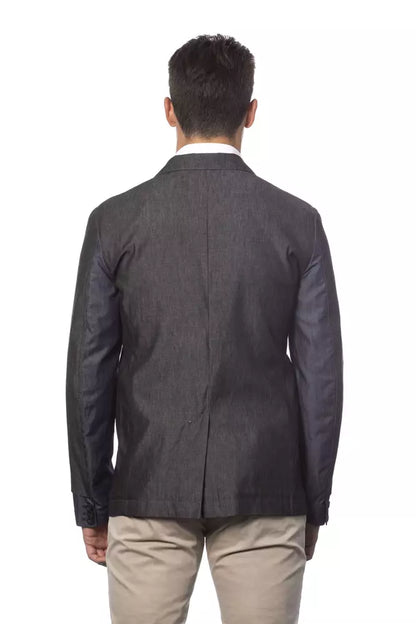 Blazer da uomo in cotone grigio Verri