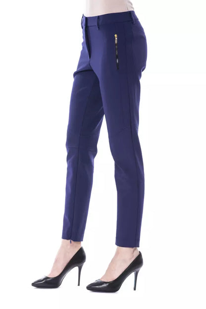 Pantaloni da donna BYBLOS in poliestere blu