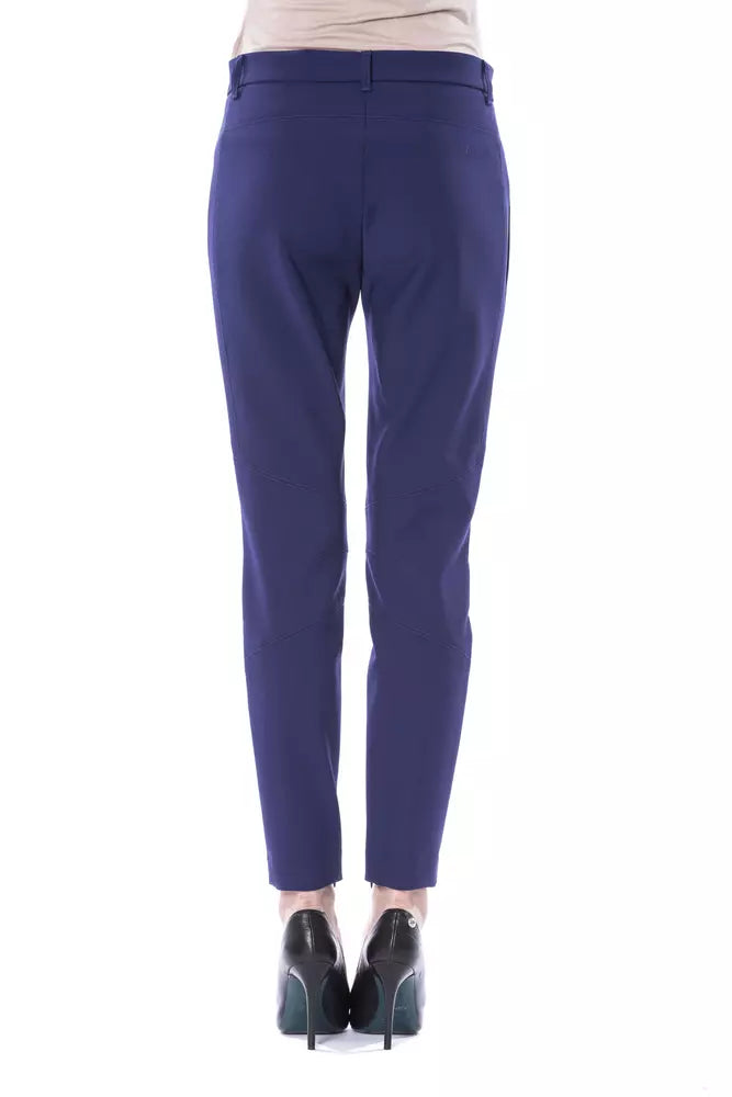 Pantaloni da donna BYBLOS in poliestere blu