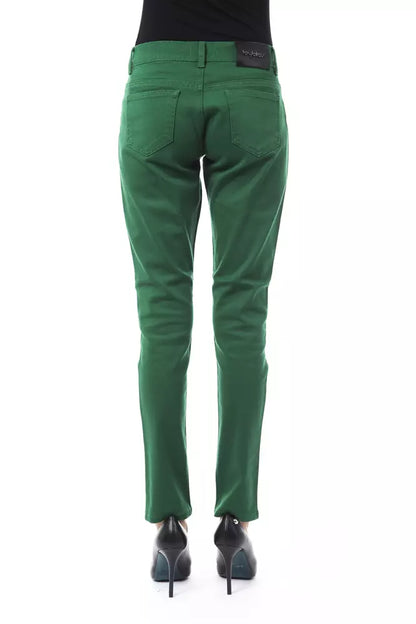 Pantaloni da donna BYBLOS in cotone verde