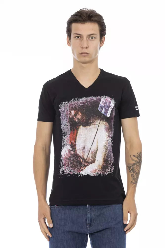 Trussardi Action T-shirt Uomo Cotone Nero