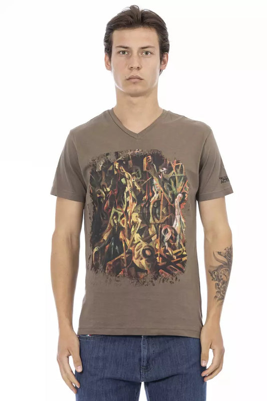 Trussardi Action T-shirt Uomo Cotone Marrone