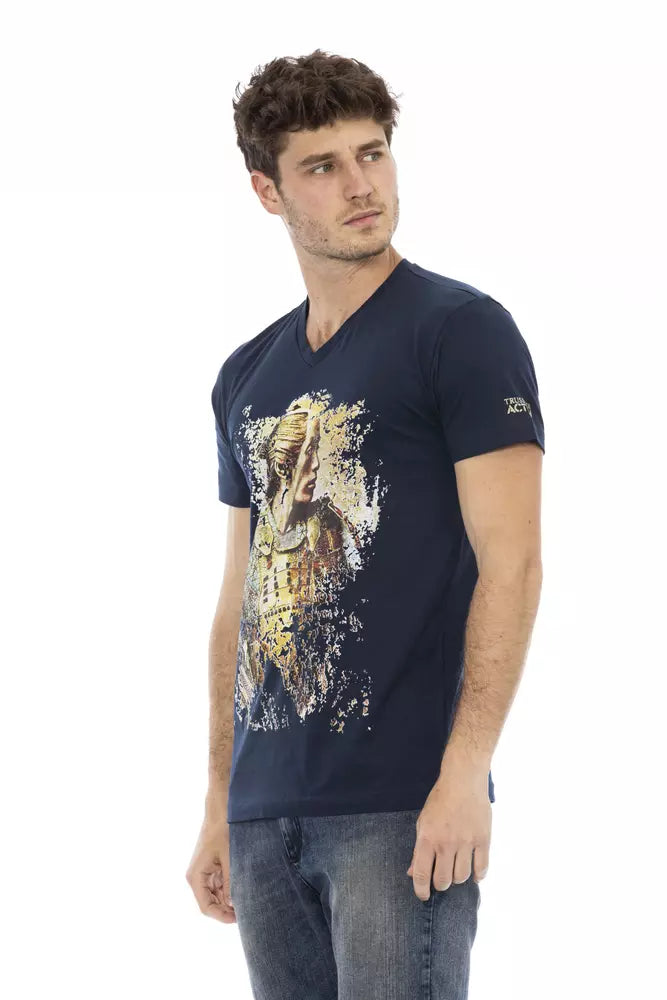 Trussardi Action T-Shirt Uomo Cotone Blu