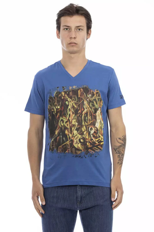 Trussardi Action T-Shirt Uomo Cotone Blu